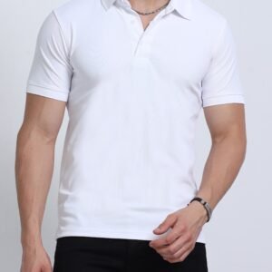 Premium Mars Polo T-Shirt - White